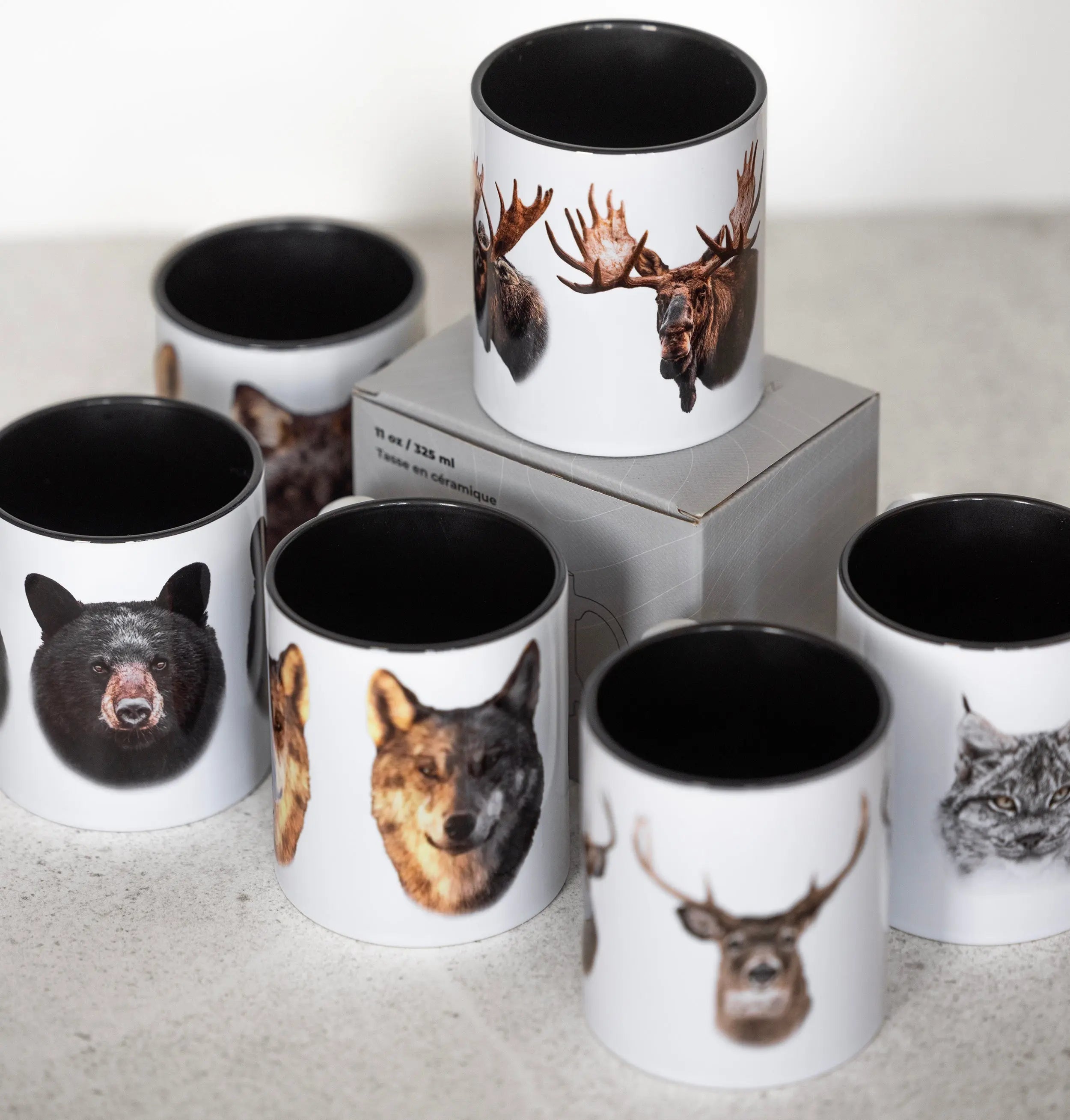 Découvrez les nouvelles tasses d'animaux du photographe Jean-Simon Bégin Jean-Simon Bégin - Photographe Animalier et Artiste Peintre