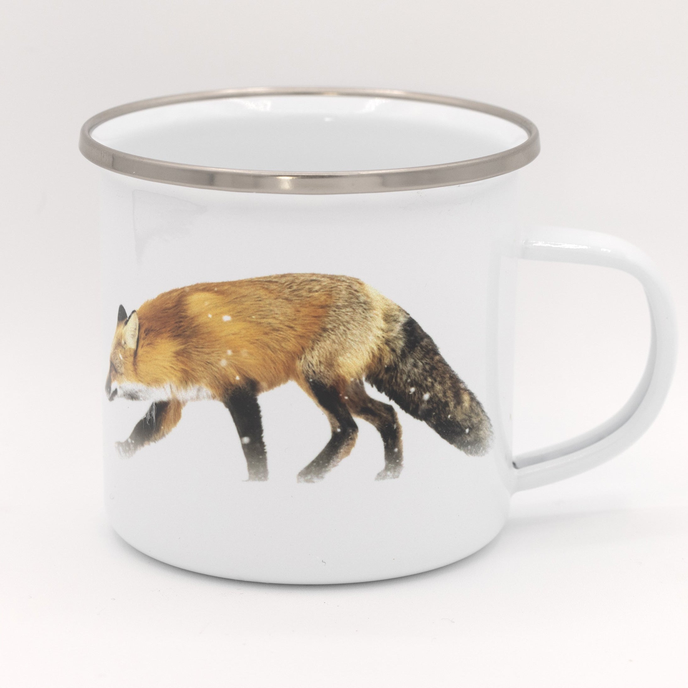 Tasse émail - Renard