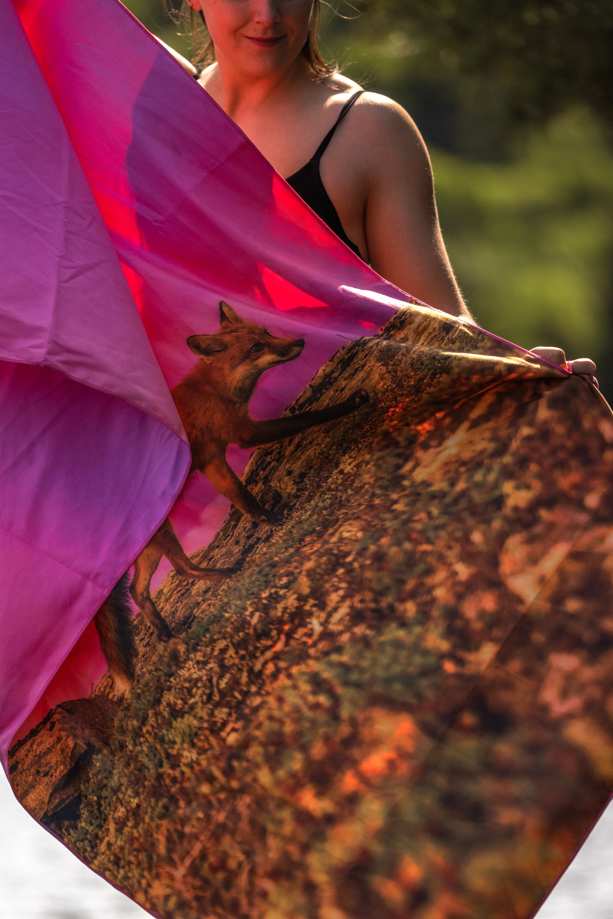 Serviette en microfibre - Arc-en-ciel