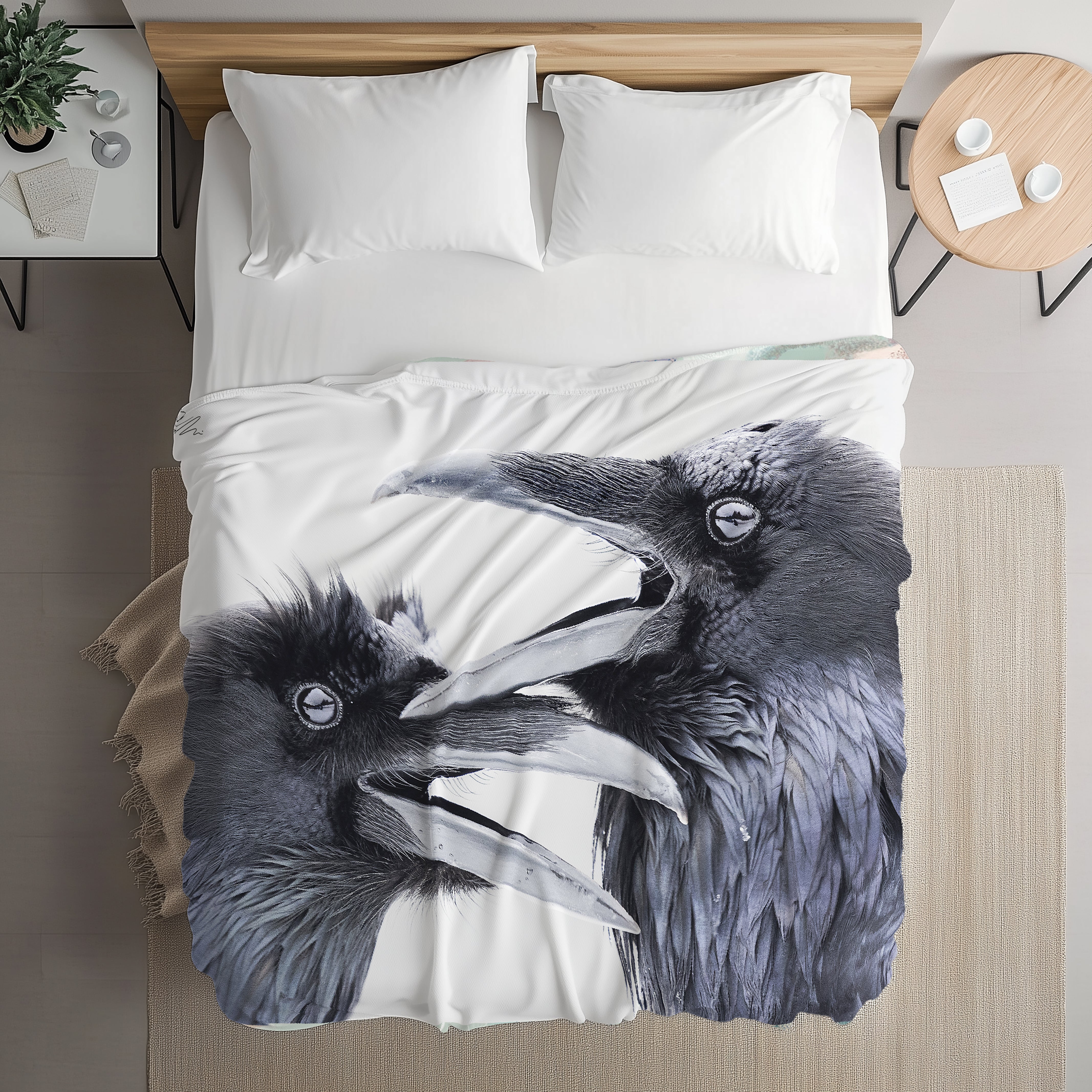 Couverture polaire - Corbeaux