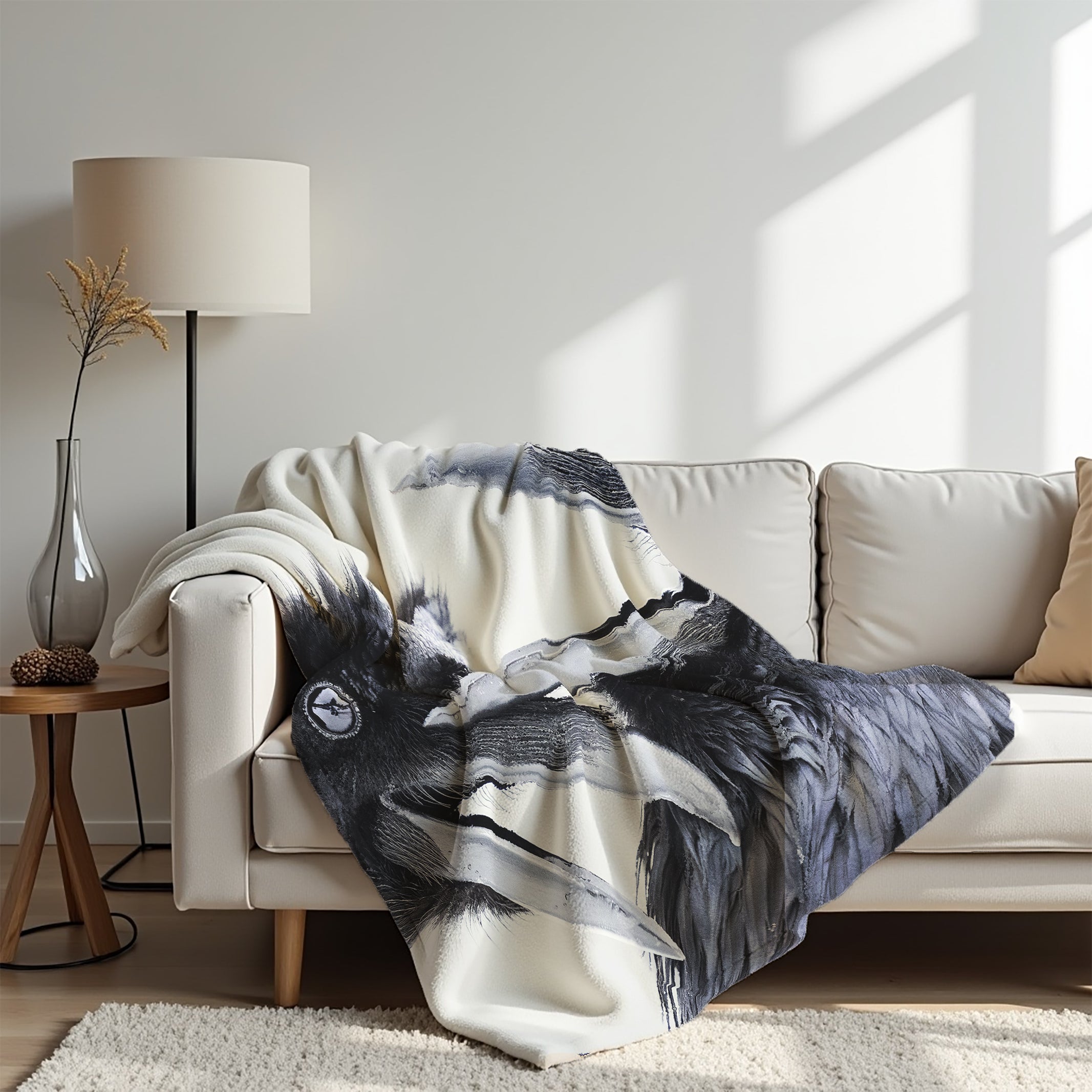 Couverture polaire - Corbeaux