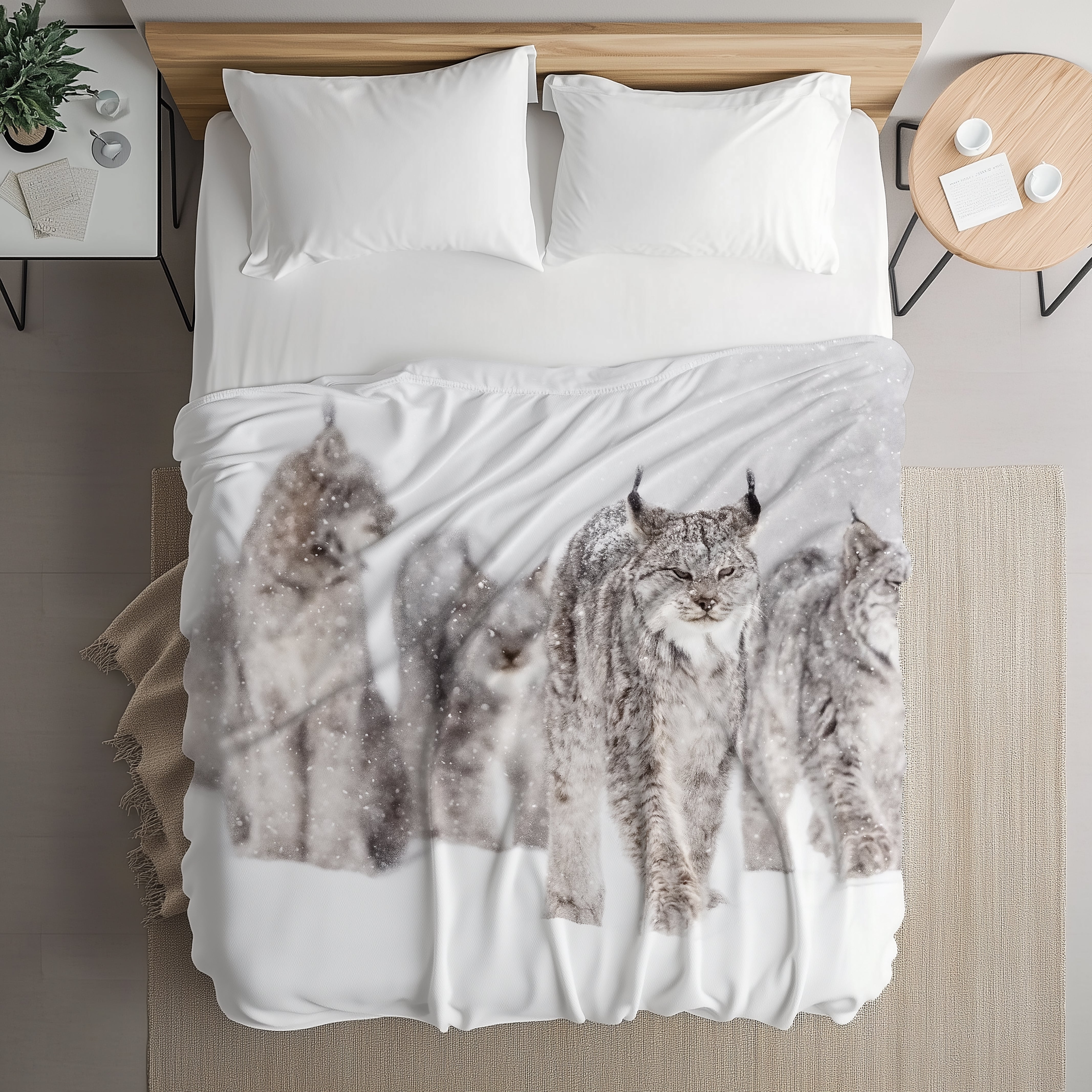 Couverture polaire - Lynx