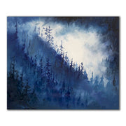 Brume bleue de la vallée