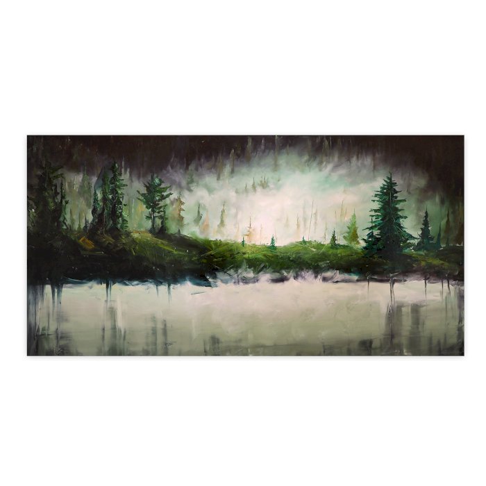 Brume sur le lac Arthabaska