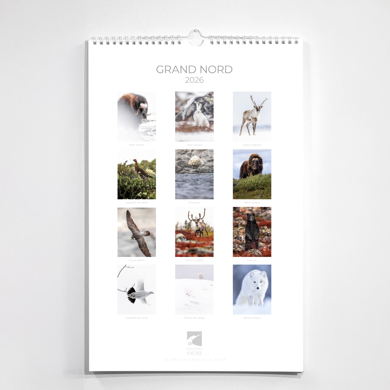 Calendrier collection - Grand Nord