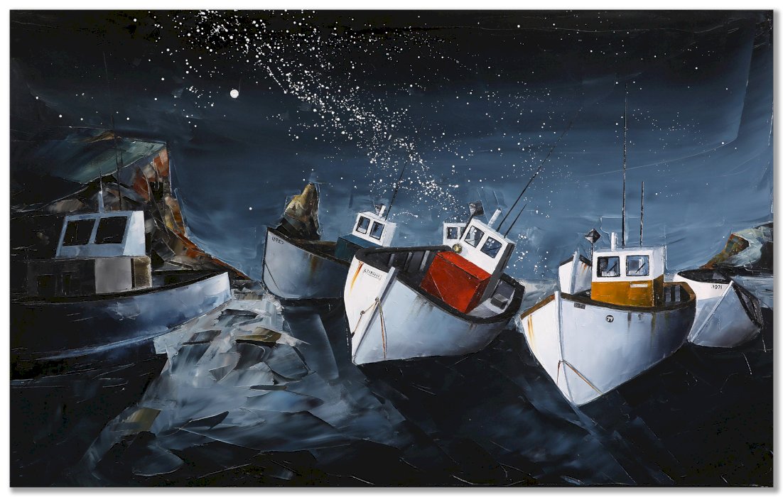 La nuit sur une plage