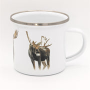 Tasse émail - Orignal