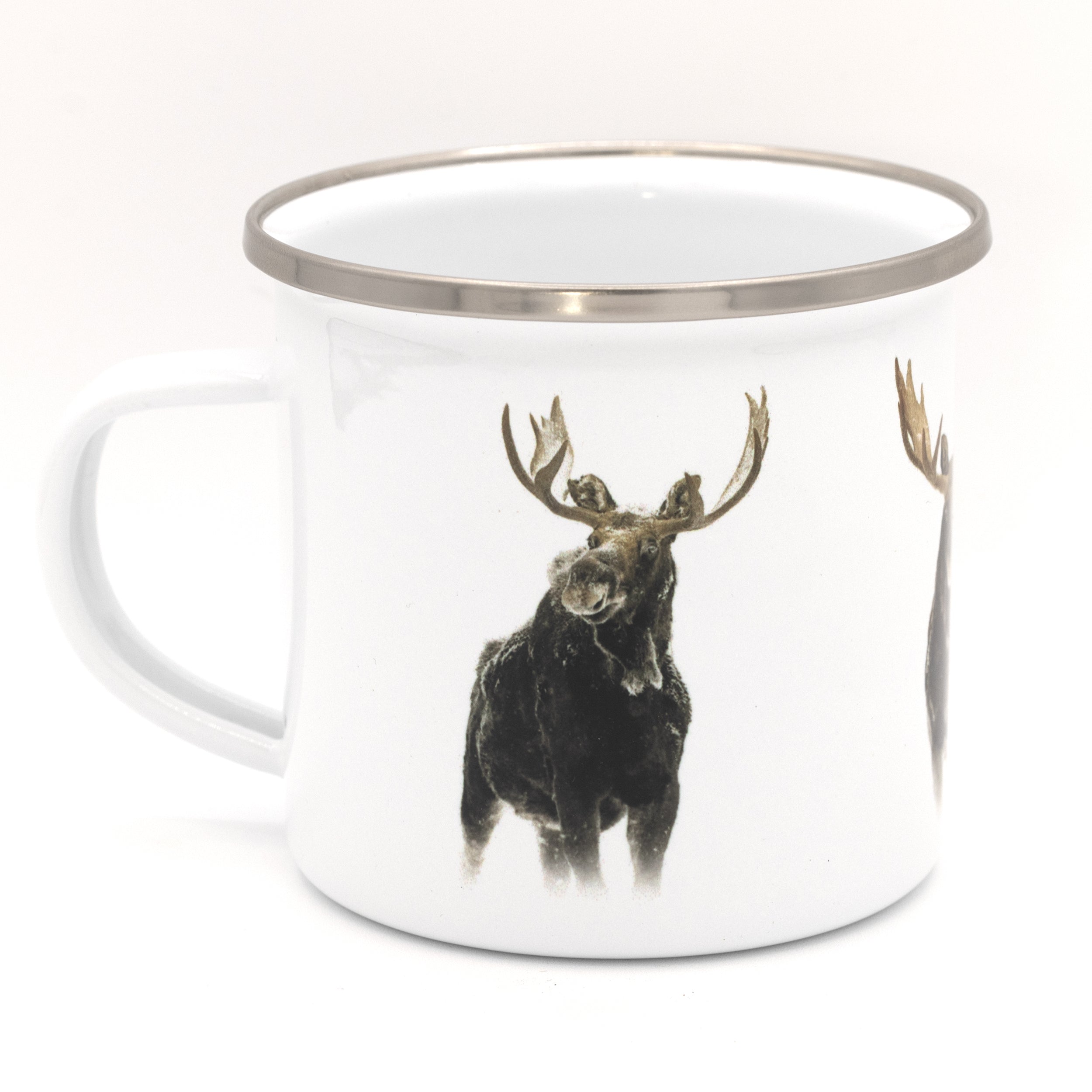 Tasse émail - Orignal