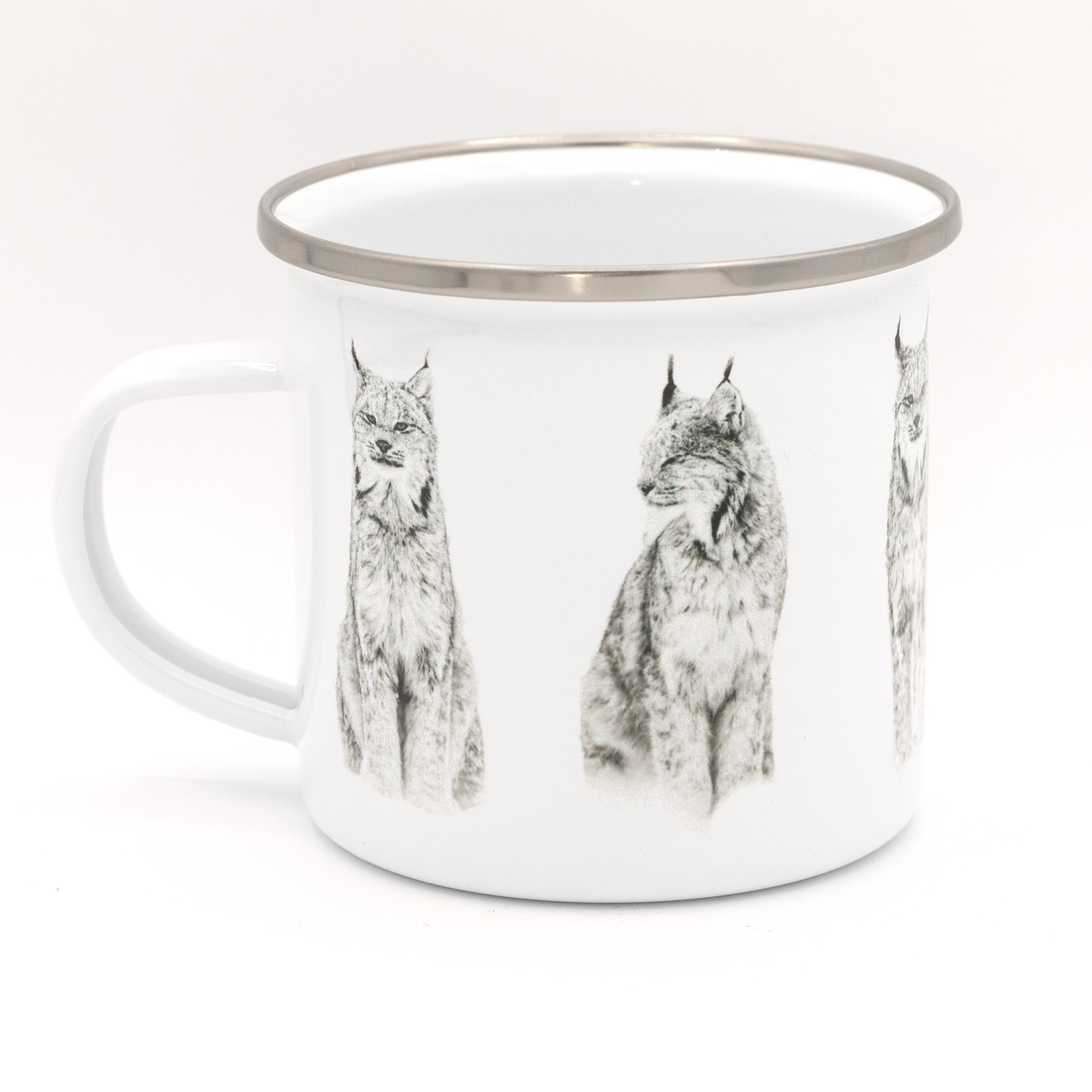 Tasse émail - Lynx