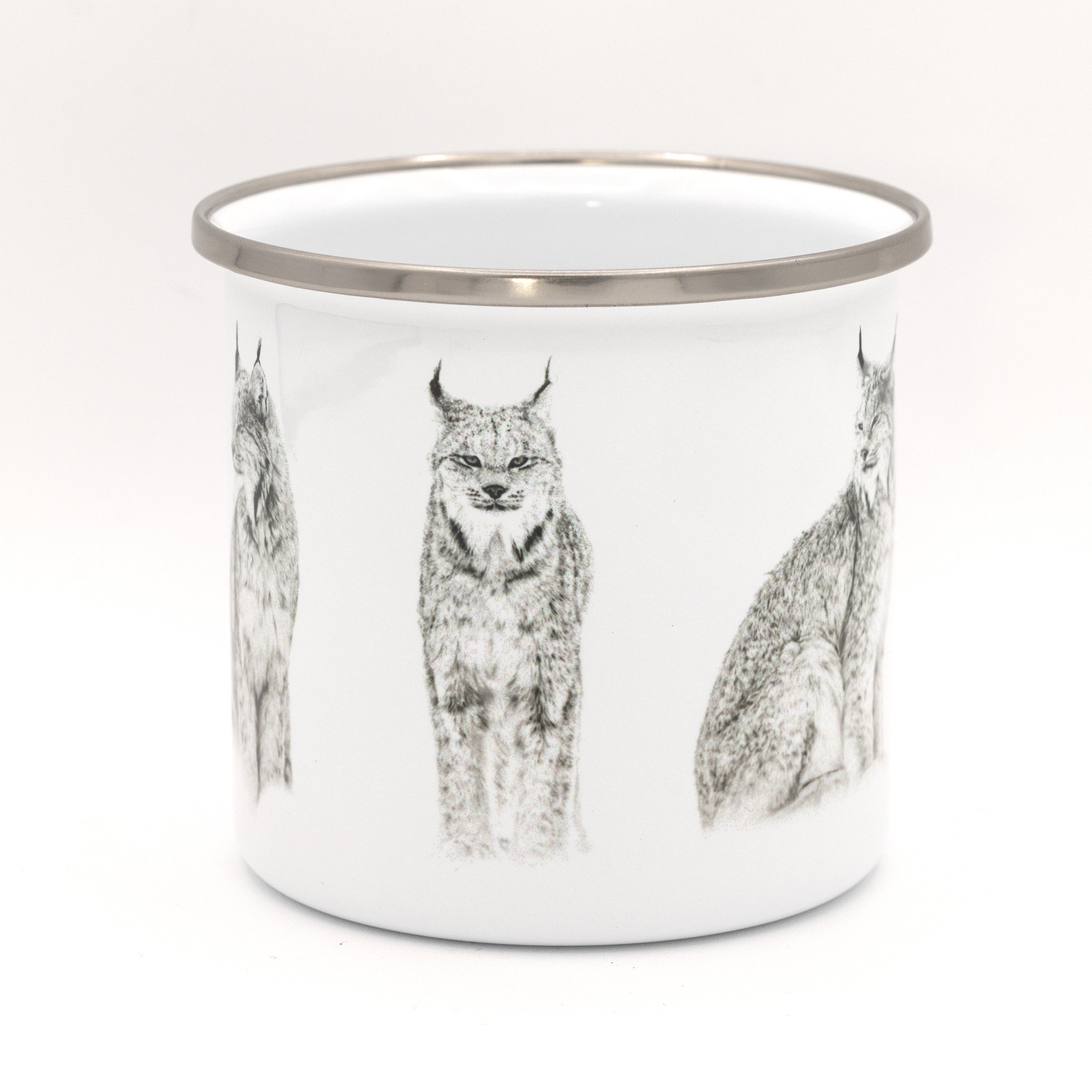 Tasse émail - Lynx