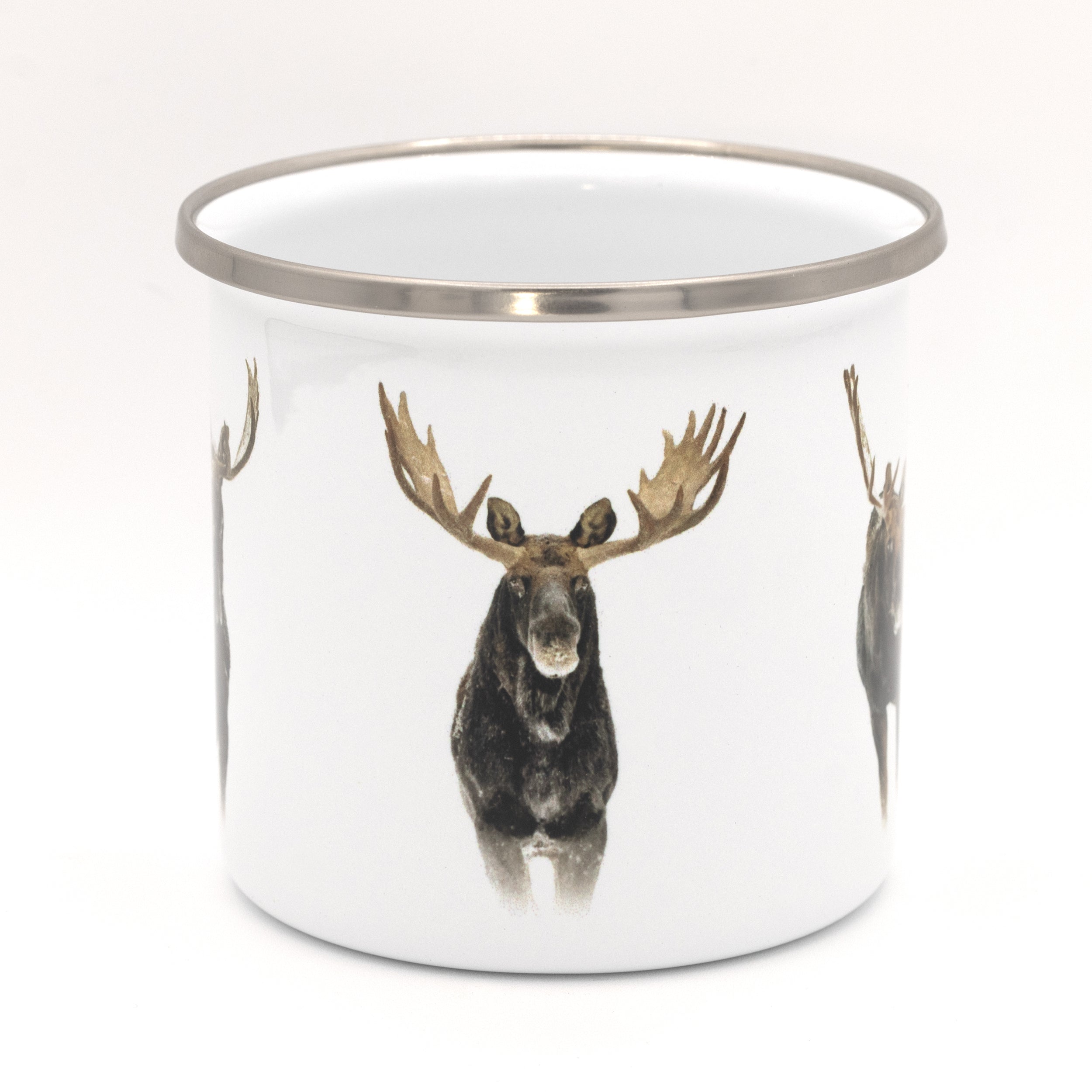 Tasse émail - Orignal