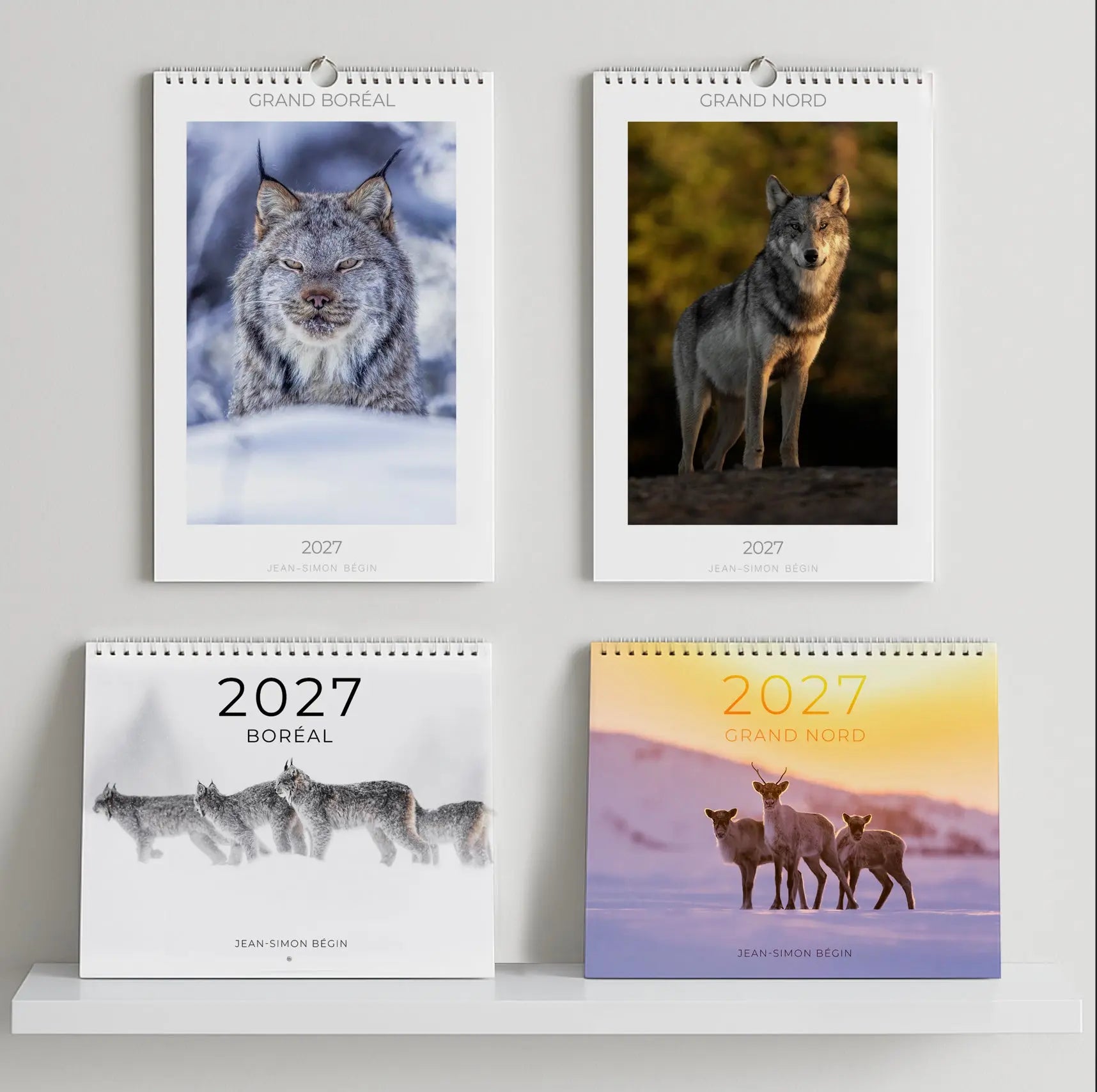 Calendriers Jean-Simon Bégin - Photographe Animalier et Artiste Peintre