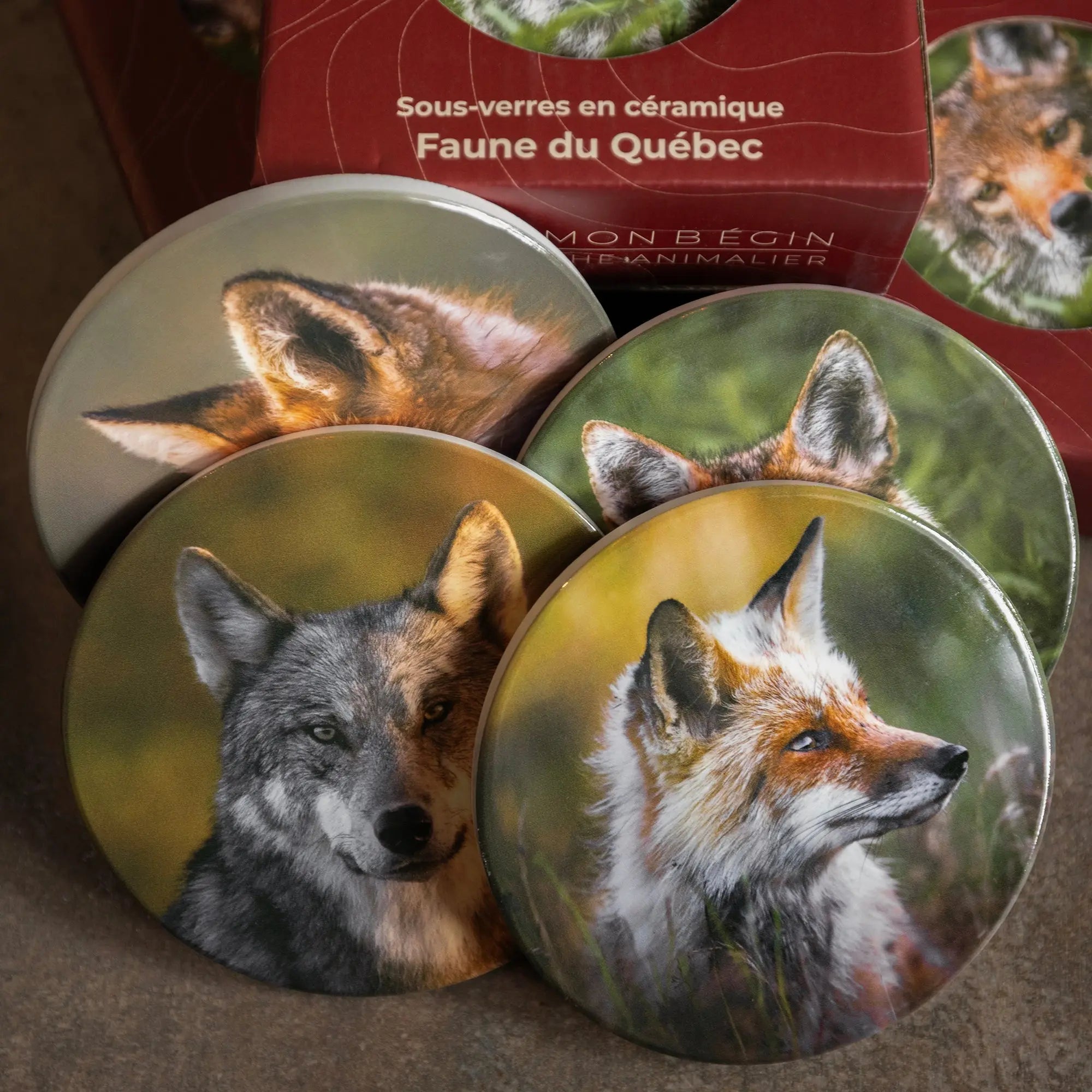 Tasses de camping en émail Jean-Simon Bégin - Photographe Animalier et Artiste Peintre