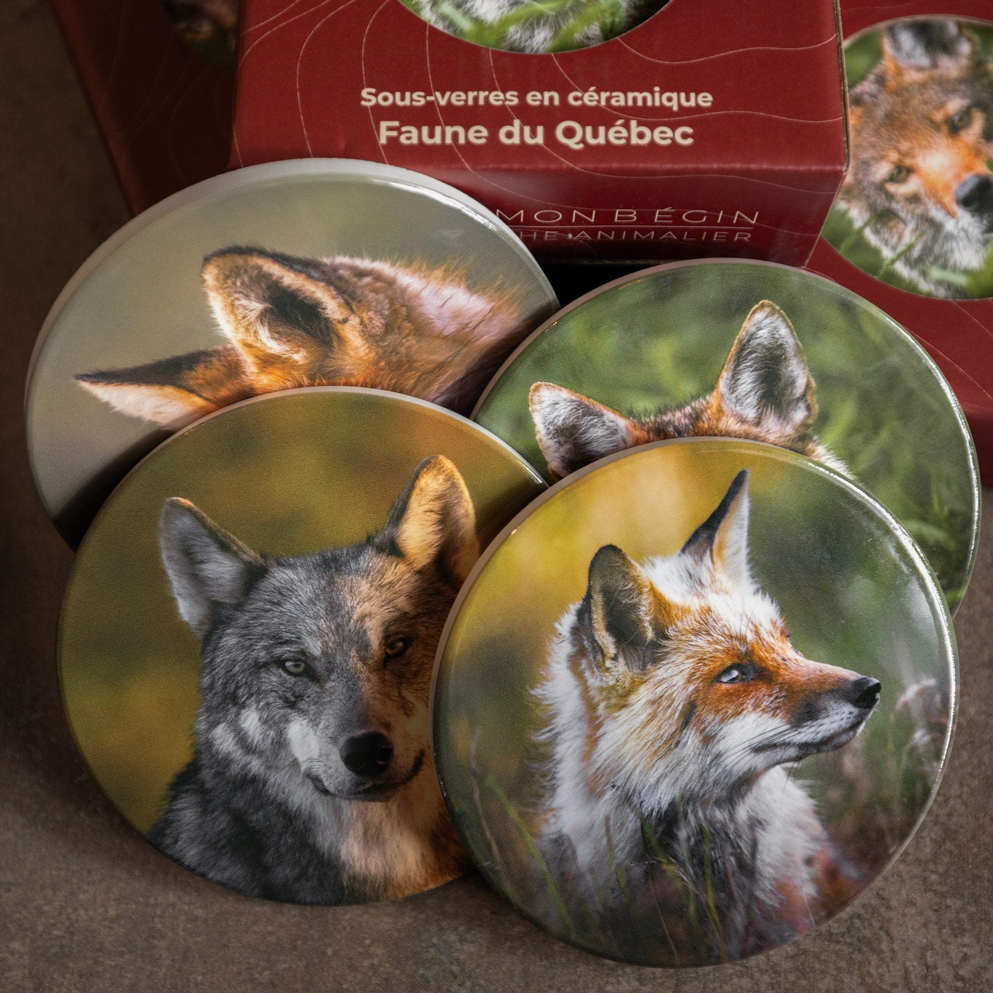 Tasses de camping en émail Jean-Simon Bégin - Photographe Animalier et Artiste Peintre