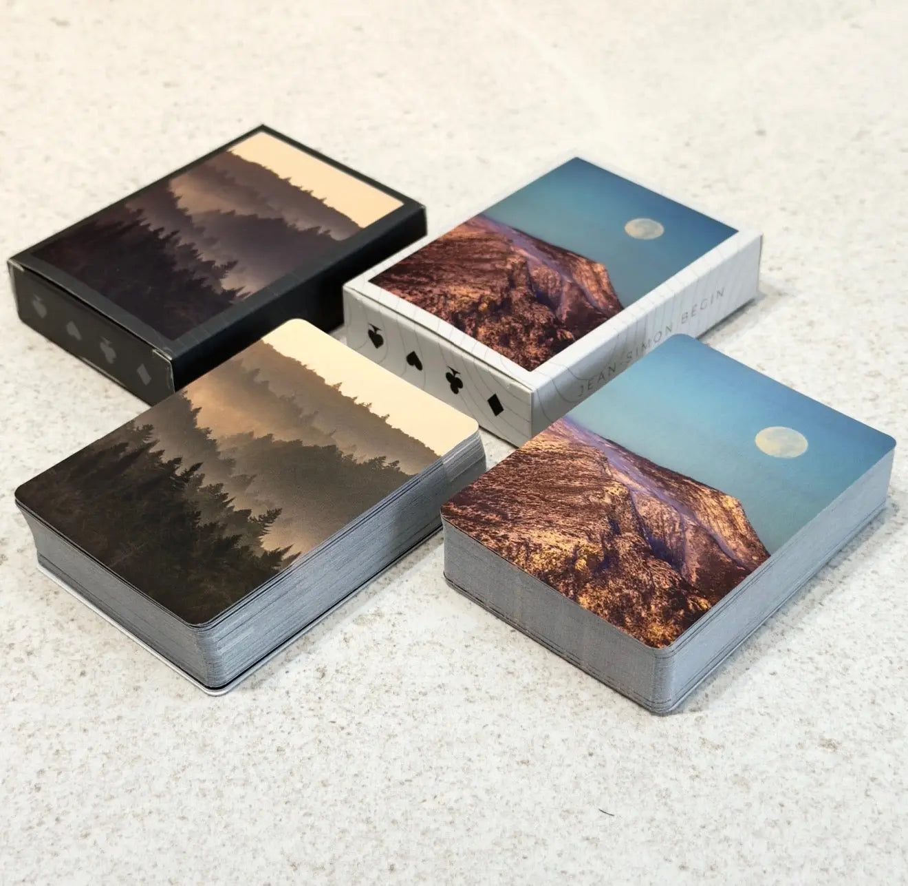 Duo- jeux de cartes Jean-Simon Bégin - Photographe Animalier et Artiste Peintre