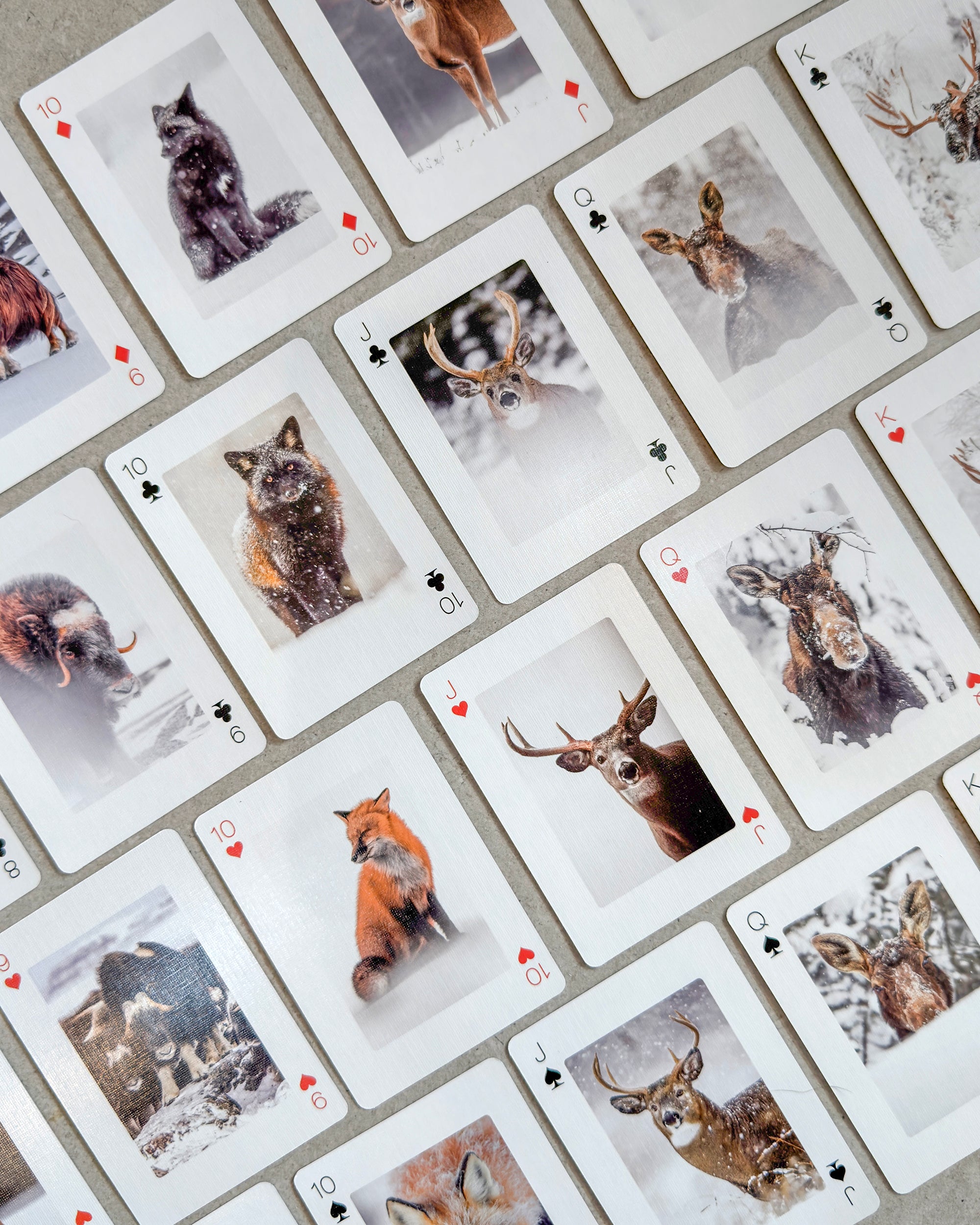 Cartes à jouer - Hiver