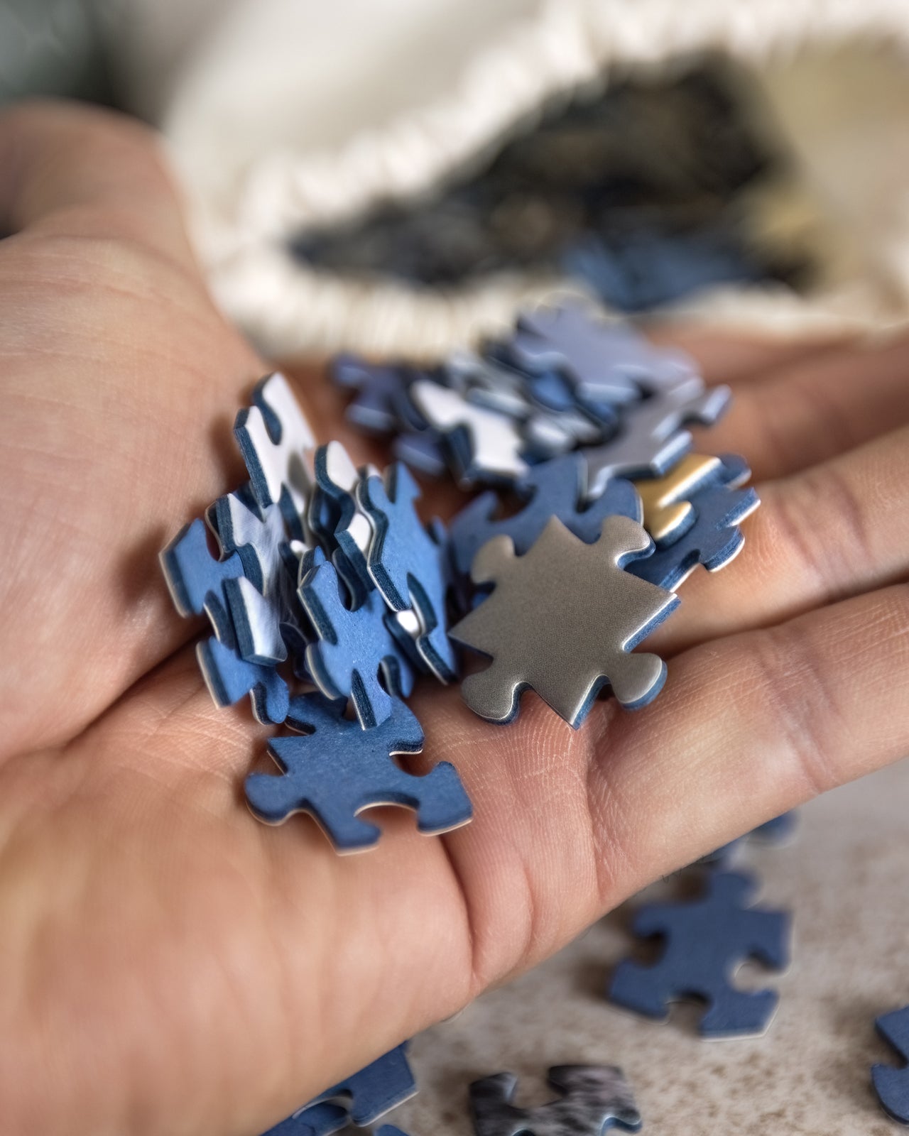 Casse-tête - Loup gris