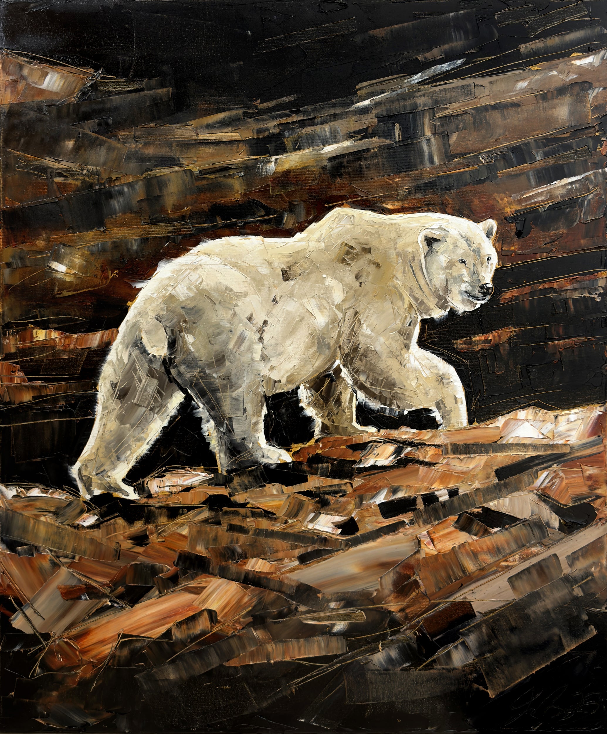 Là où la mer peint la pierre