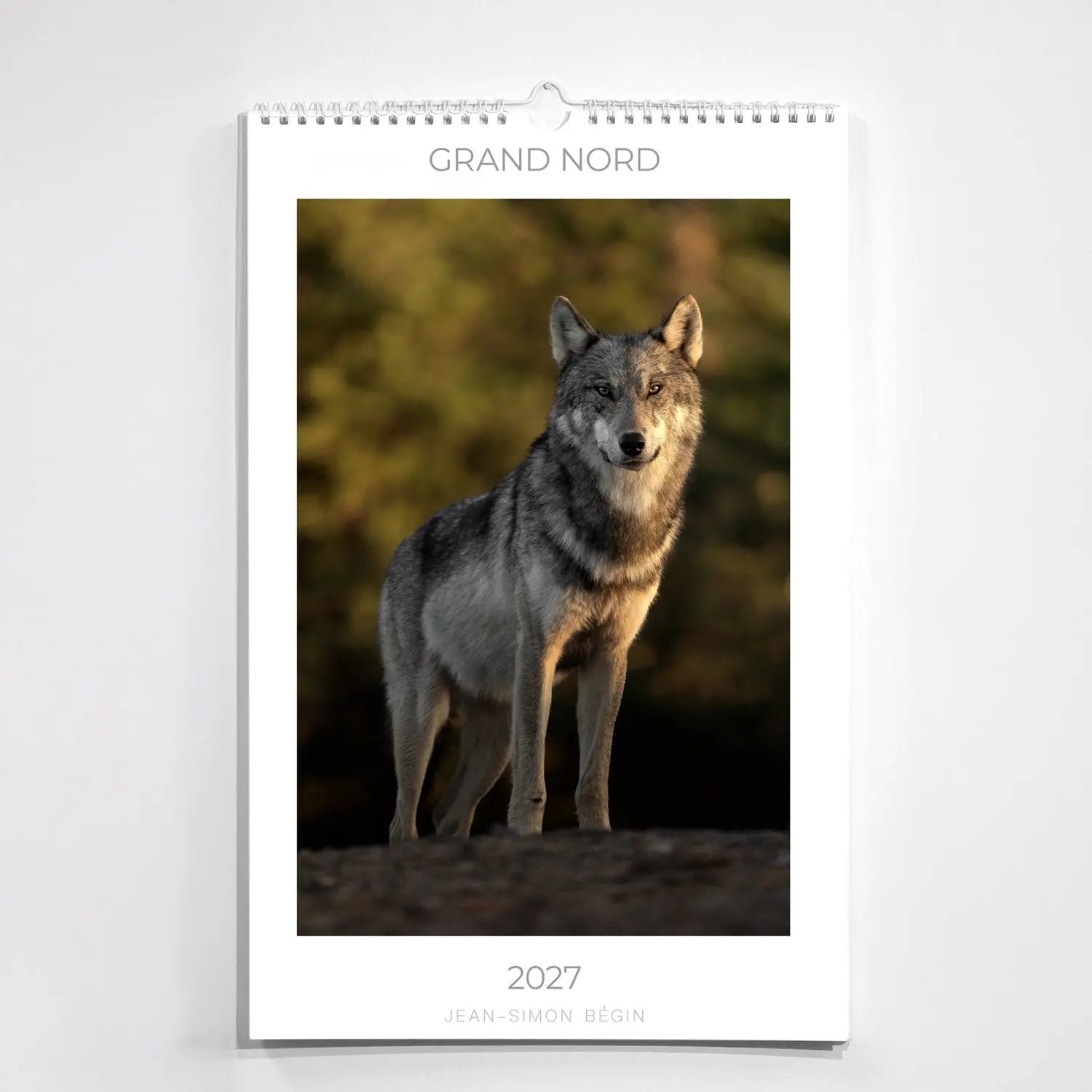 Calendrier collection - Grand Nord Jean-Simon Bégin - Photographe Animalier et Artiste Peintre