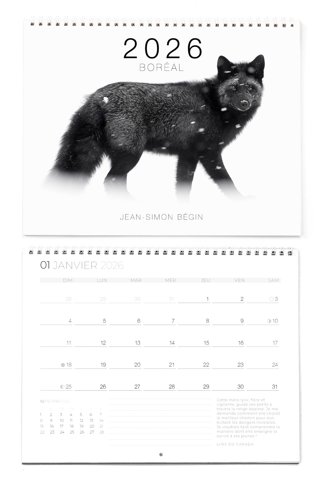 Calendrier régulier - Boréal