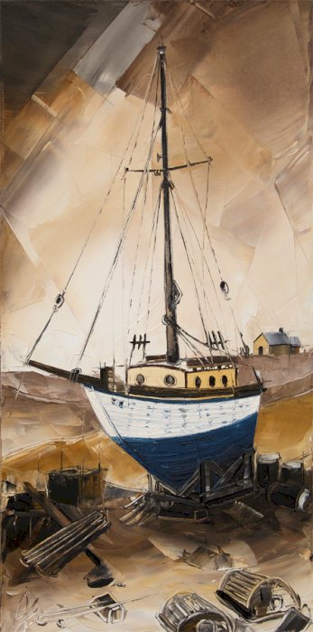 In dry dock