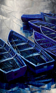 The blue boats