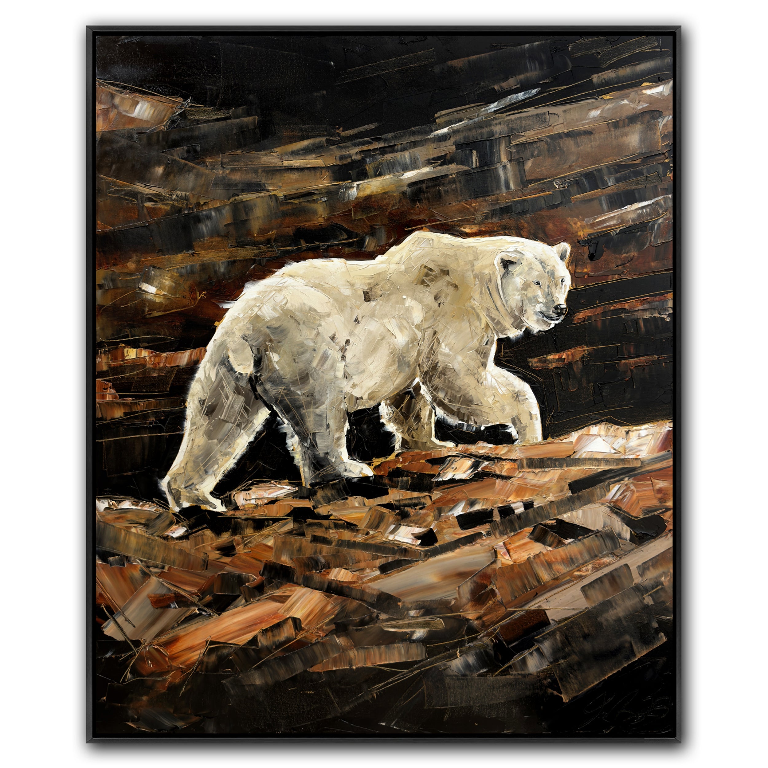 Là où la mer peint la pierre