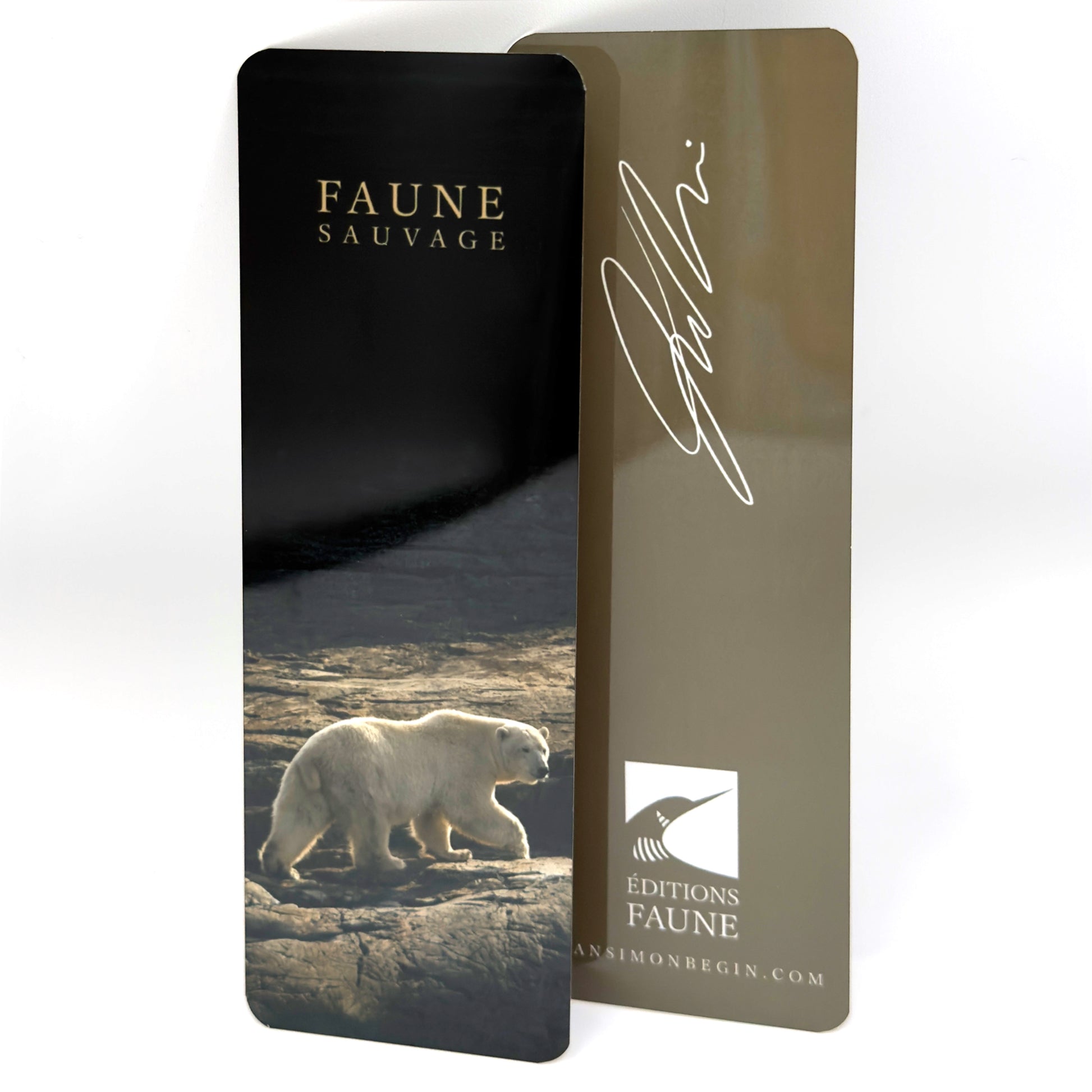 Signet en métal -  Ours blanc