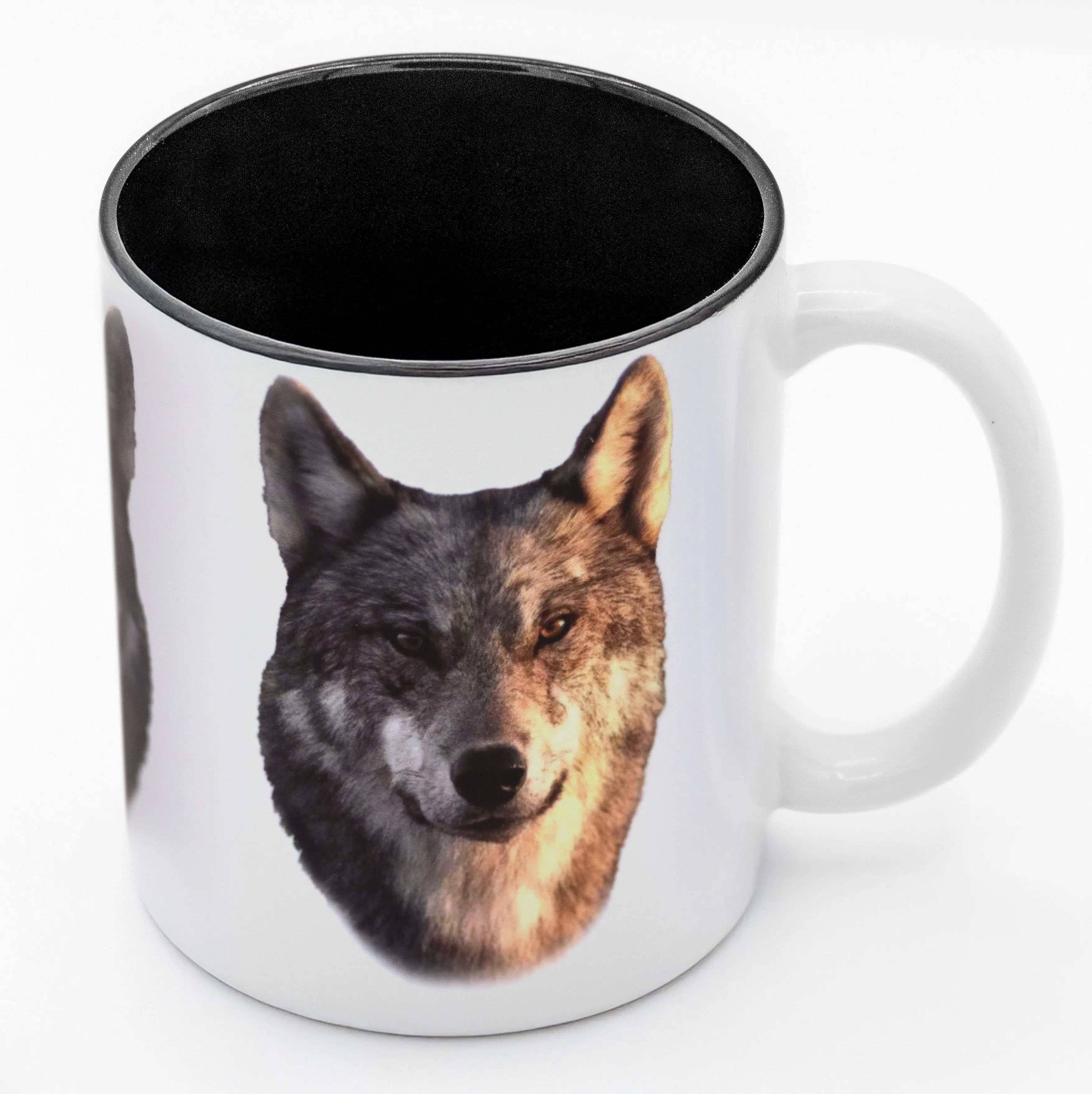 Tasse céramique - Loup - Jean-Simon Bégin - Photographe Animalier et Artiste Peintre