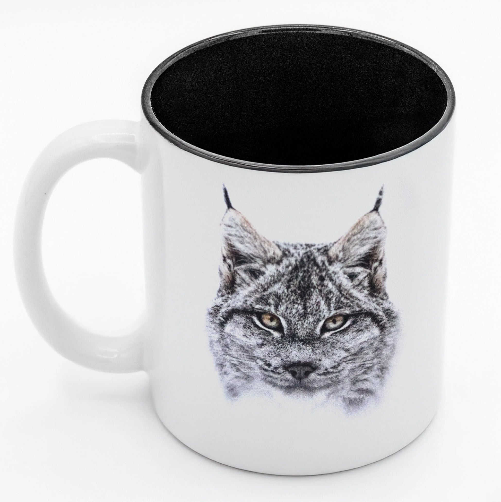 Tasse céramique - Lynx II - Jean-Simon Bégin - Photographe Animalier et Artiste Peintre