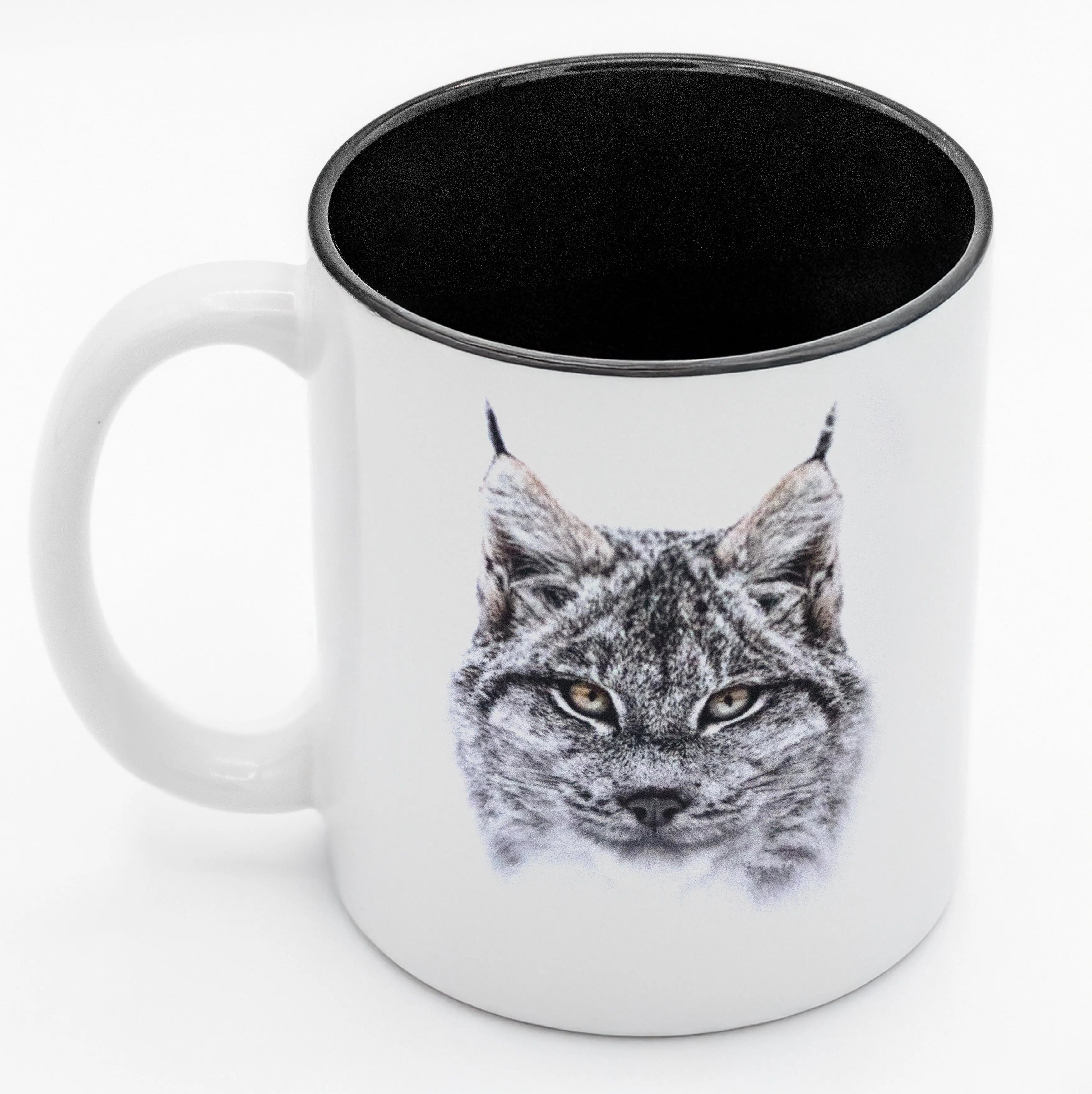 Tasse céramique - Lynx II - Jean-Simon Bégin - Photographe Animalier et Artiste Peintre