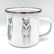 Tasse émail - Lynx