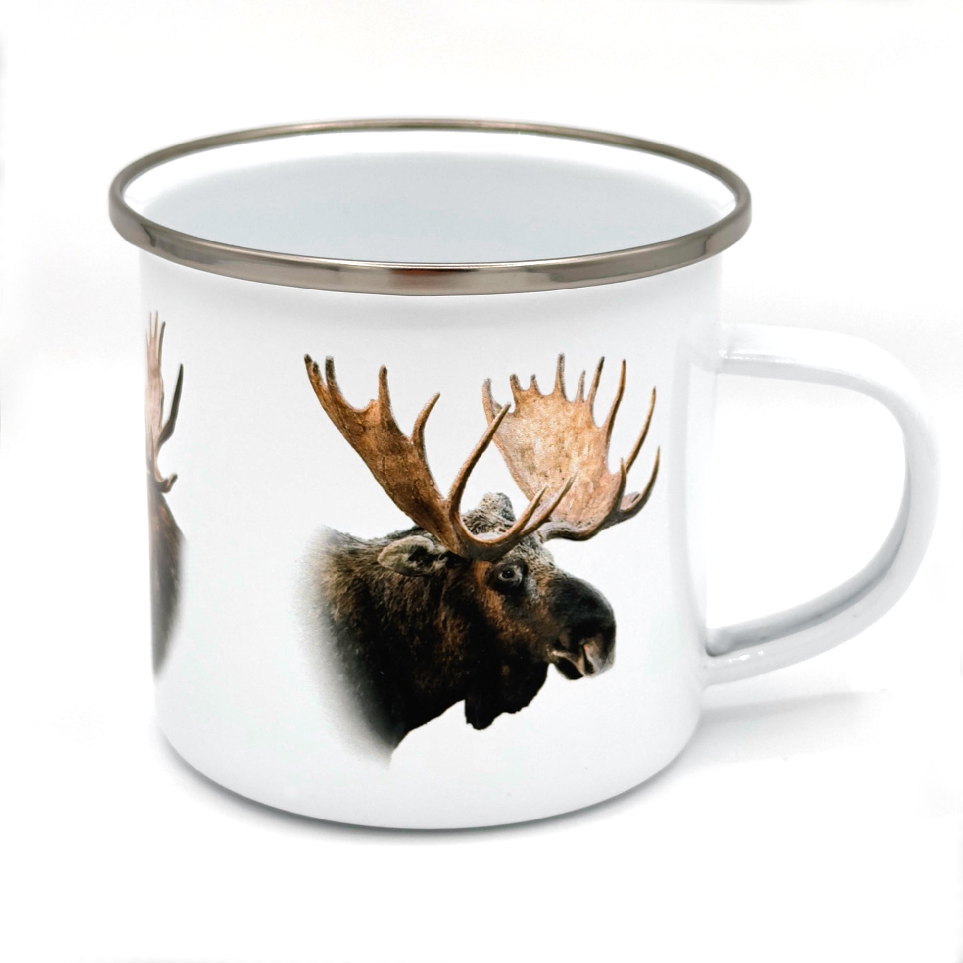 Tasse émail - Orignal